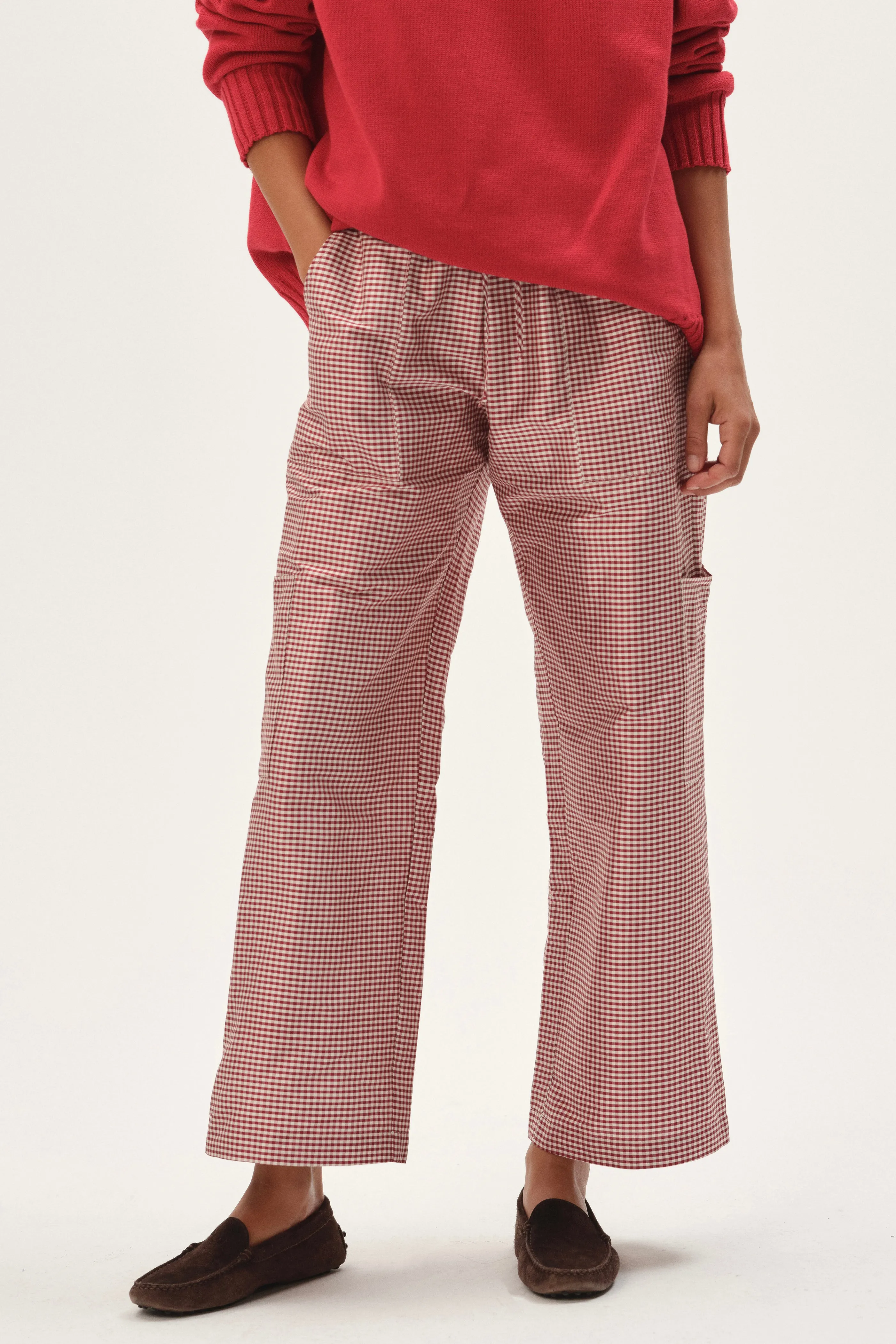 The Silk Taffeta Cargo Pant sold by DONNI. product image thumbnail 4