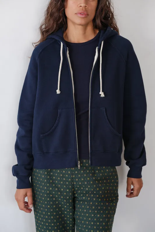 The Eco-fleece Zip Up Sweatshirt made by DONNI.