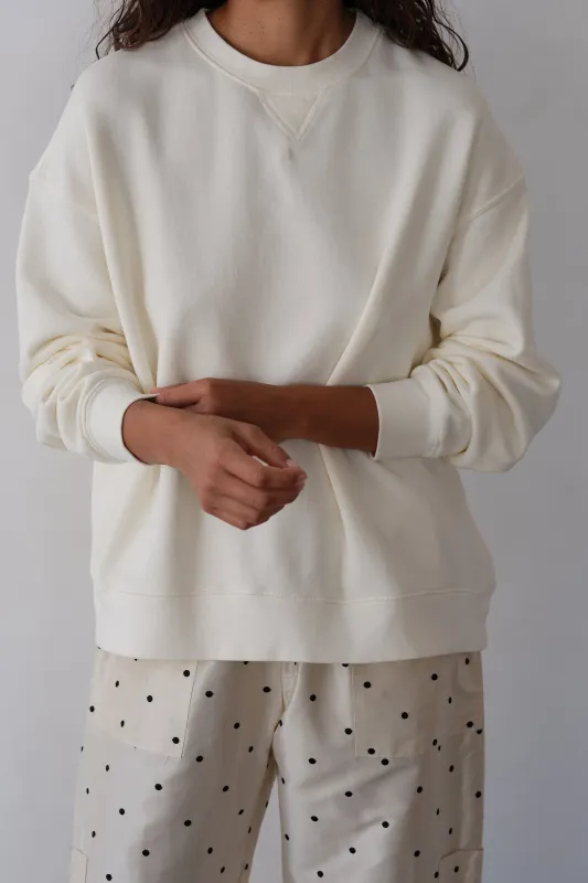The Eco-fleece Oversized Sweatshirt made by DONNI.