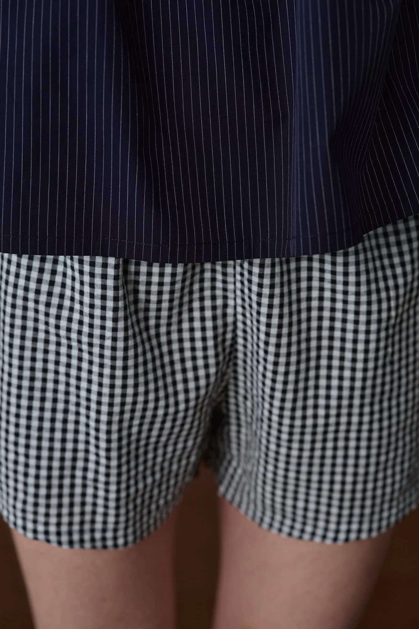 The Cotton Gingham Tap Short sold by DONNI. product image thumbnail 5