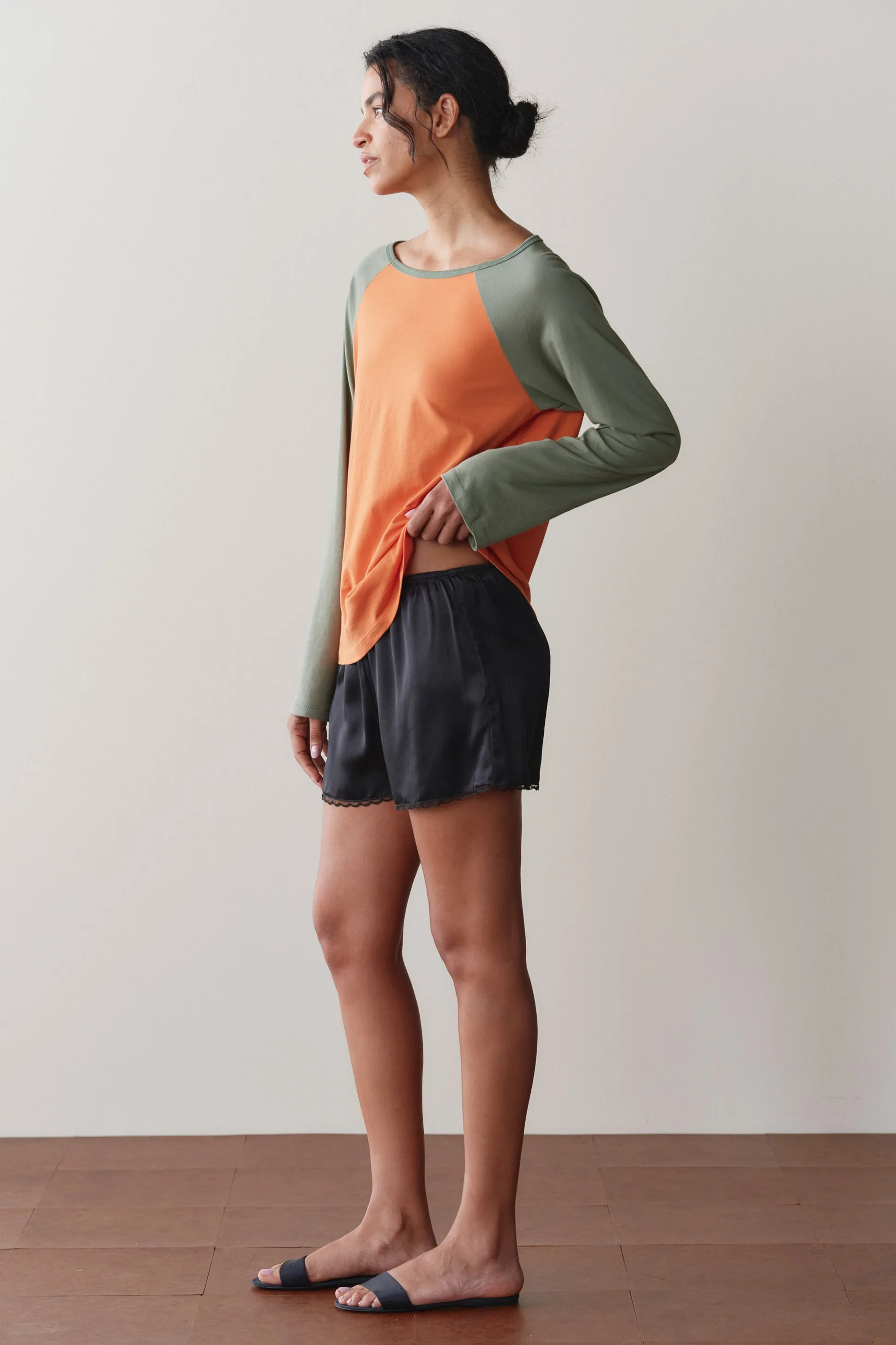 The Silk Lace Tap Short sold by DONNI. product image thumbnail 4