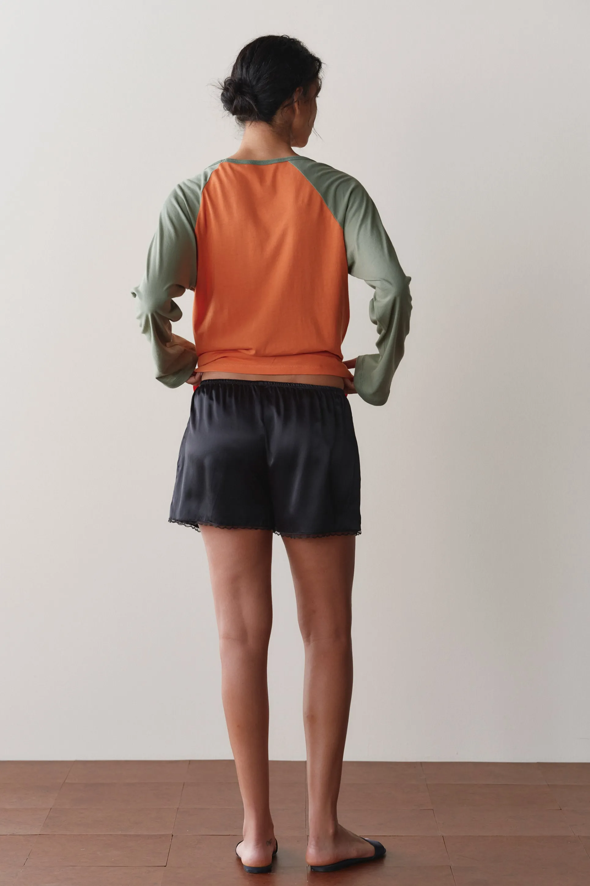 The Silk Lace Tap Short sold by DONNI. product image thumbnail 5