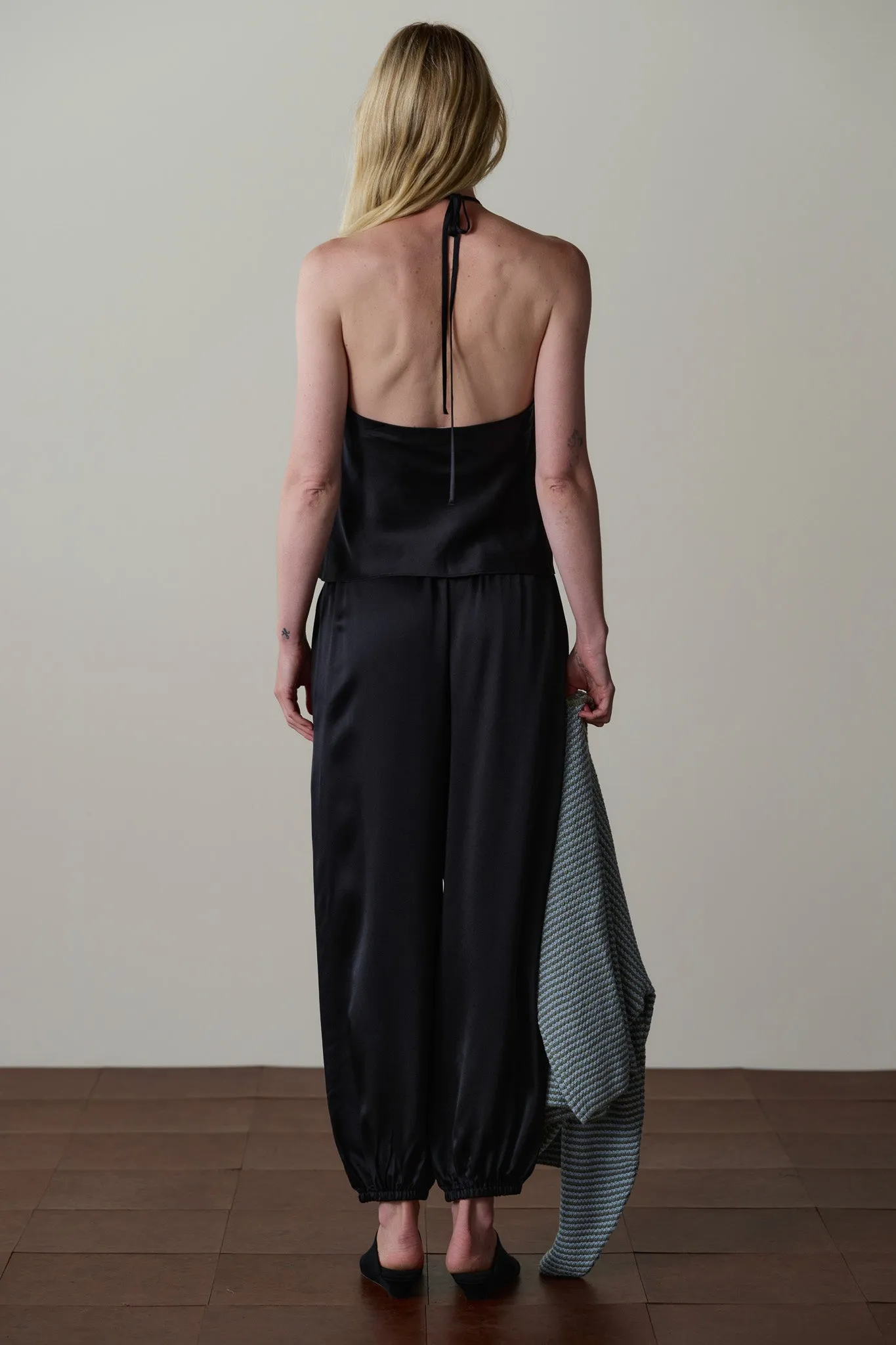 The Silk Balloon Pant sold by DONNI. product image thumbnail 4