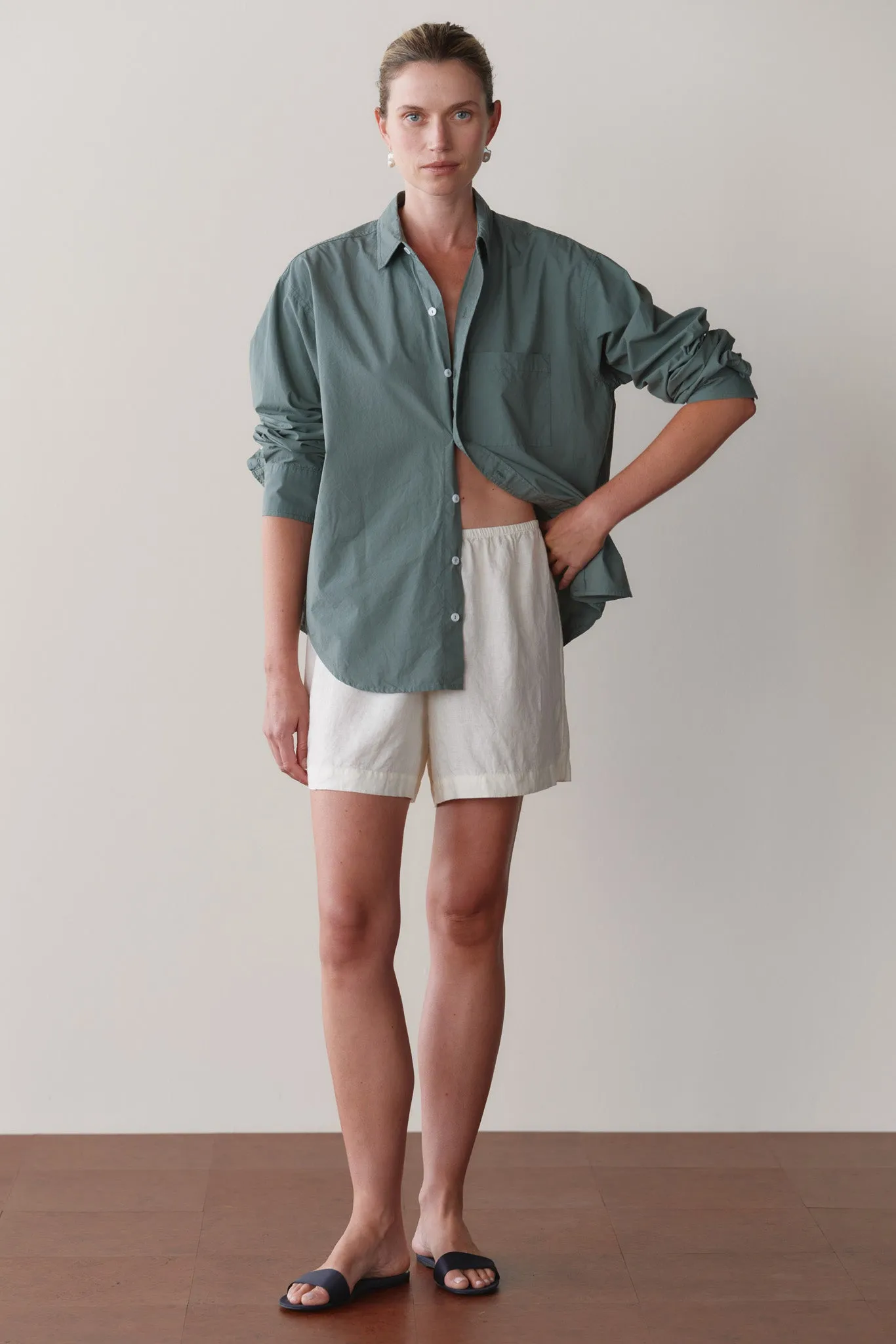 The Linen Short sold by DONNI. product image thumbnail 4