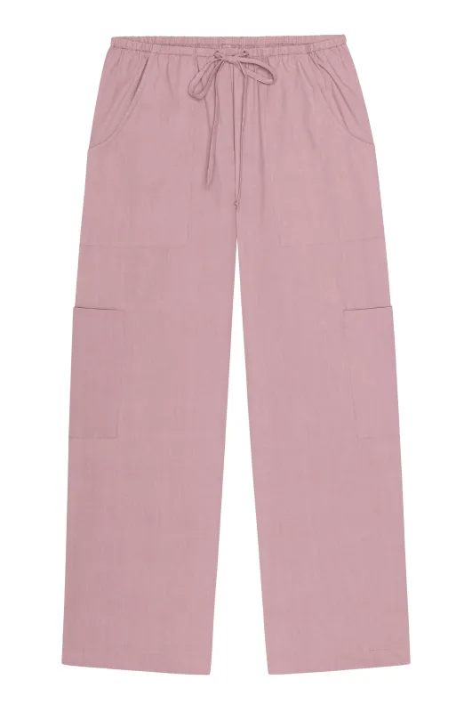 The Pop Drawstring Cargo Pant Roz made by DONNI.