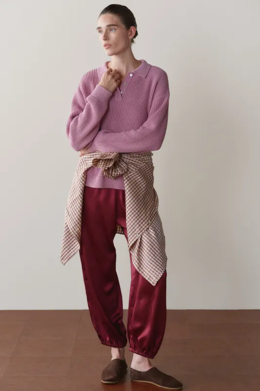 The Silk Balloon Pant made by DONNI.