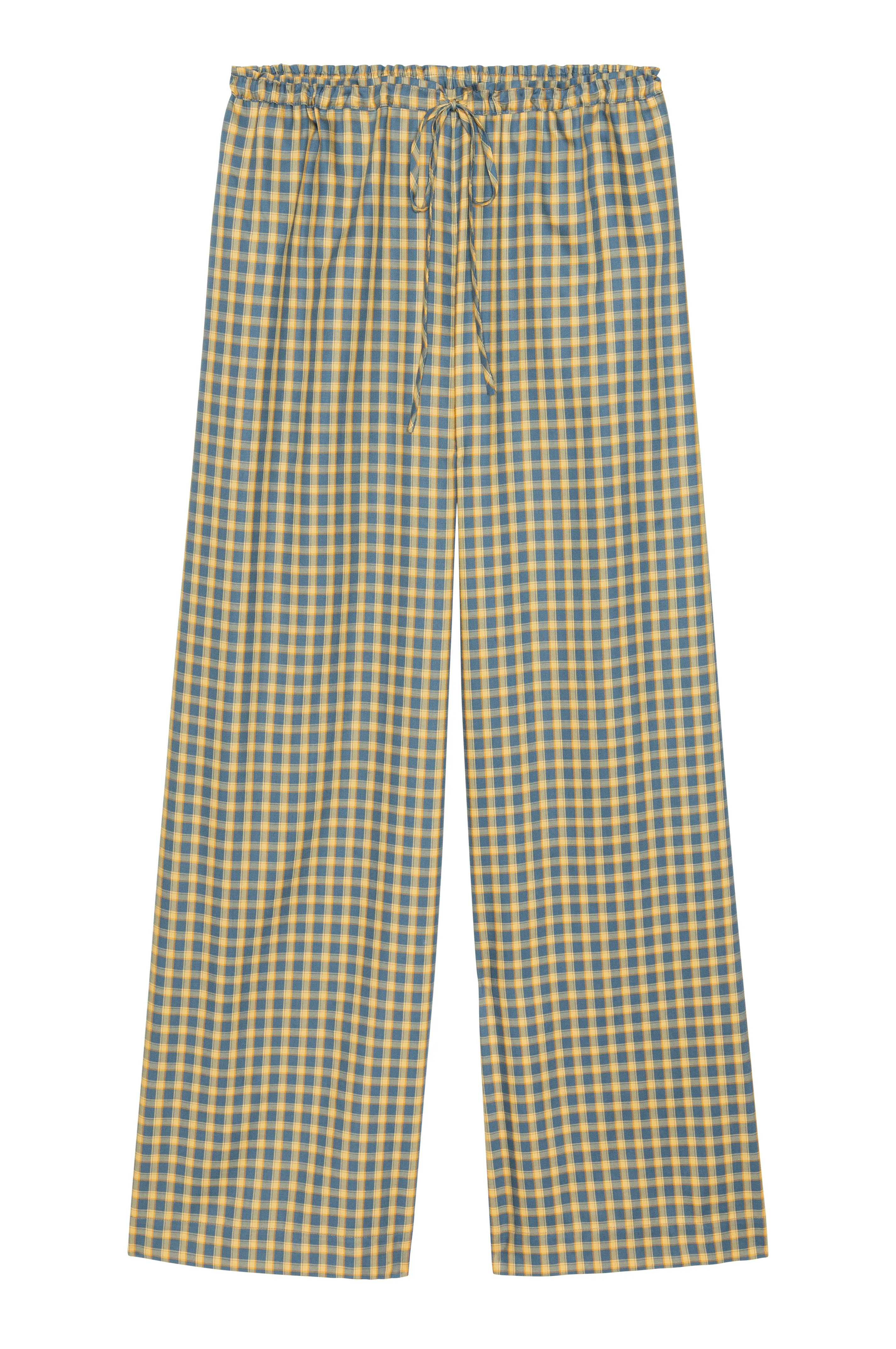 The Tencel Plaid Tie Pant sold by DONNI. product image thumbnail 2