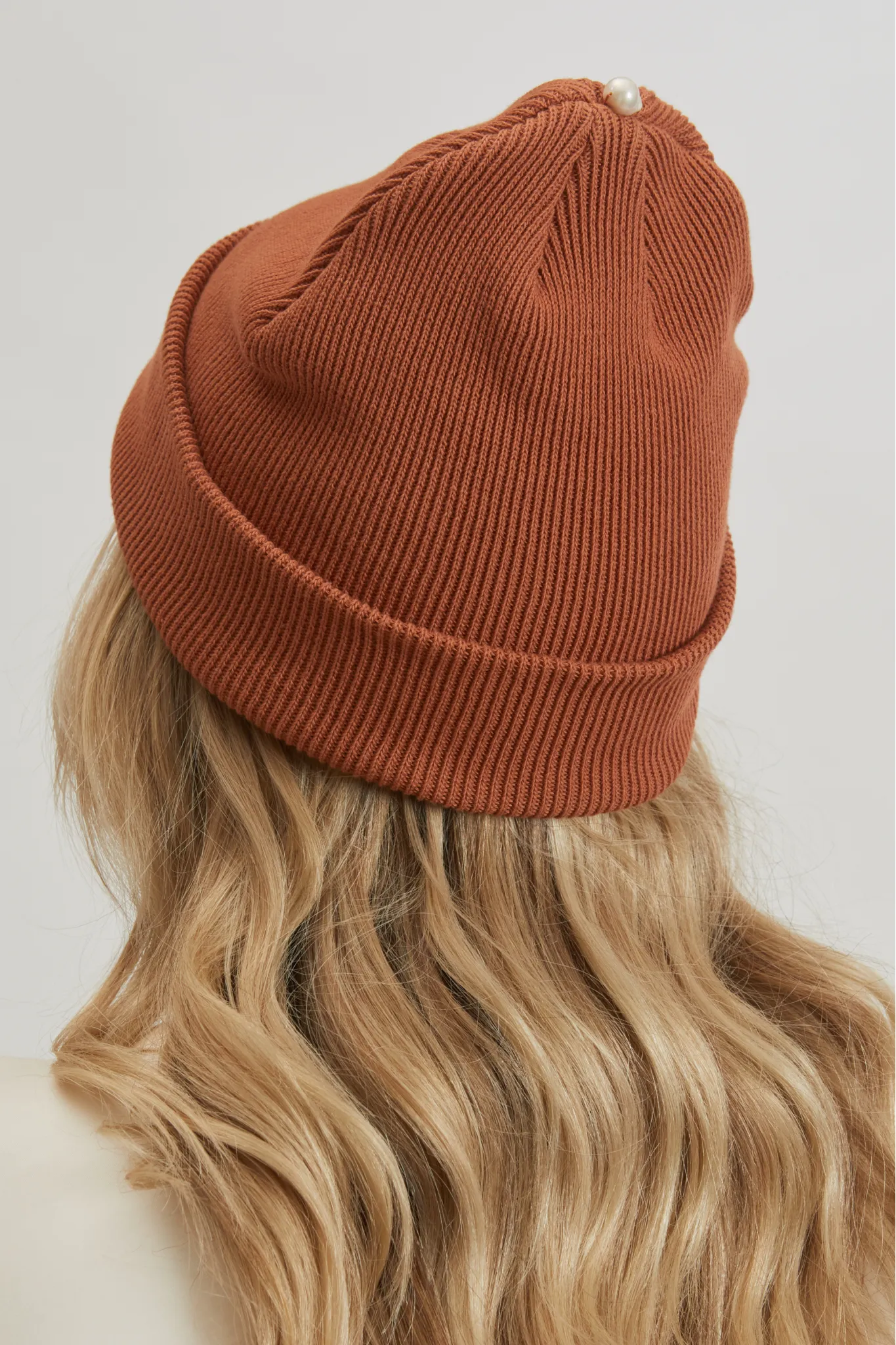 pearl beanie sold by DONNI. product image thumbnail 3