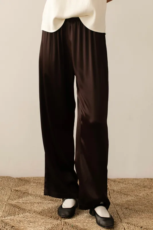The Satiny Simple Pant sold by DONNI.