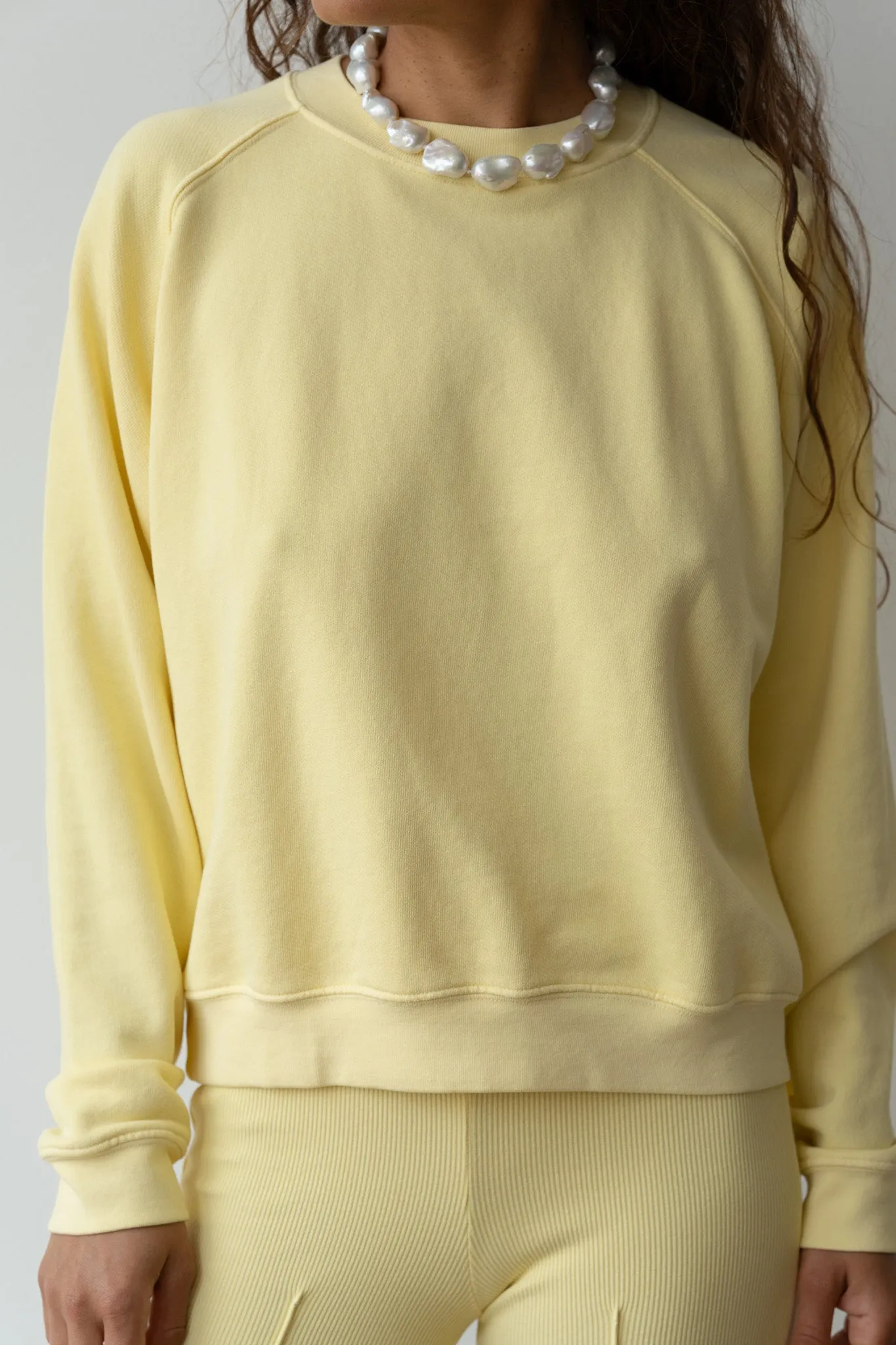 The Eco-Terry Crewneck sold by DONNI. product image thumbnail 3