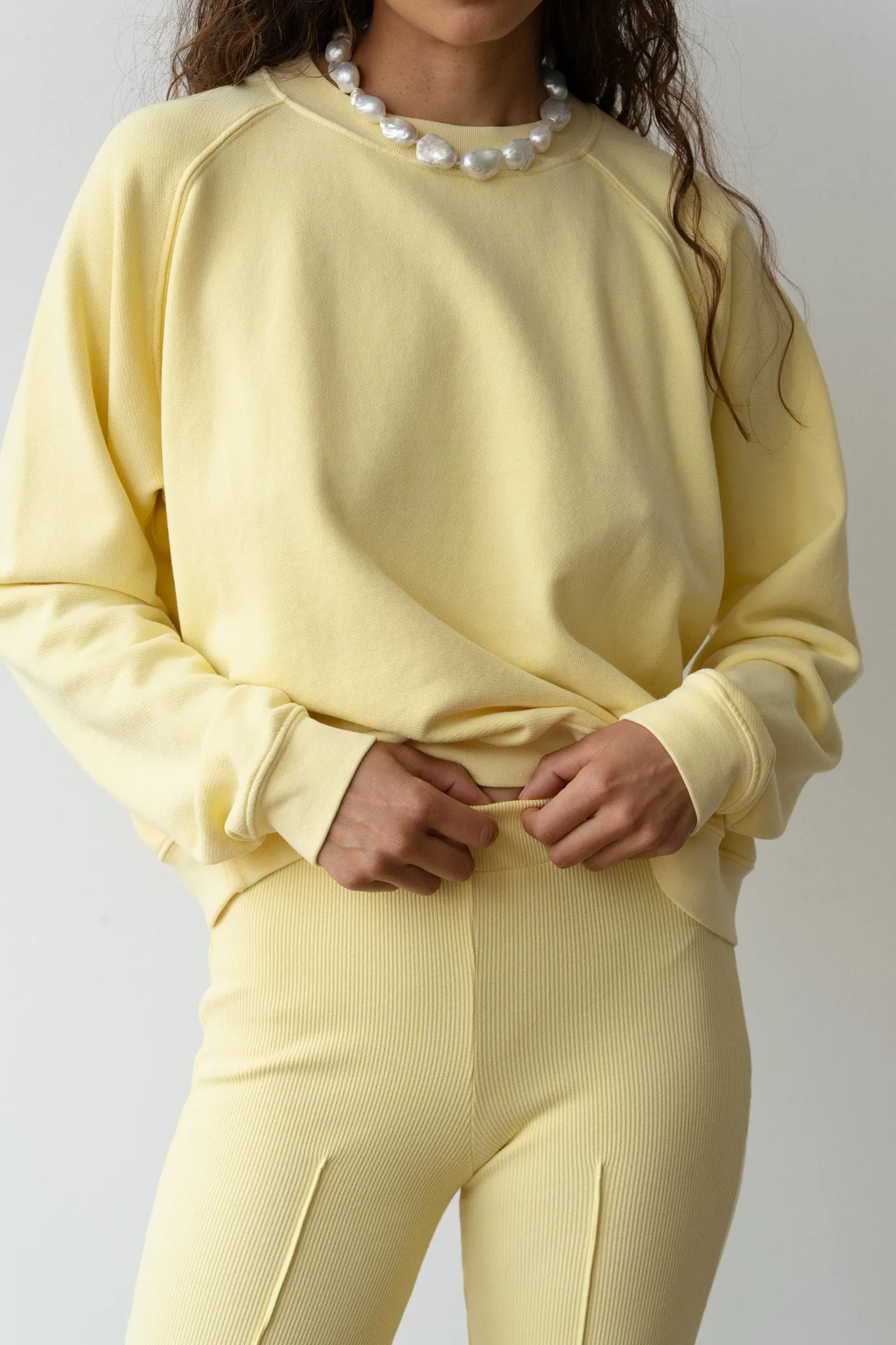 The Eco-Terry Crewneck sold by DONNI. product image thumbnail 4