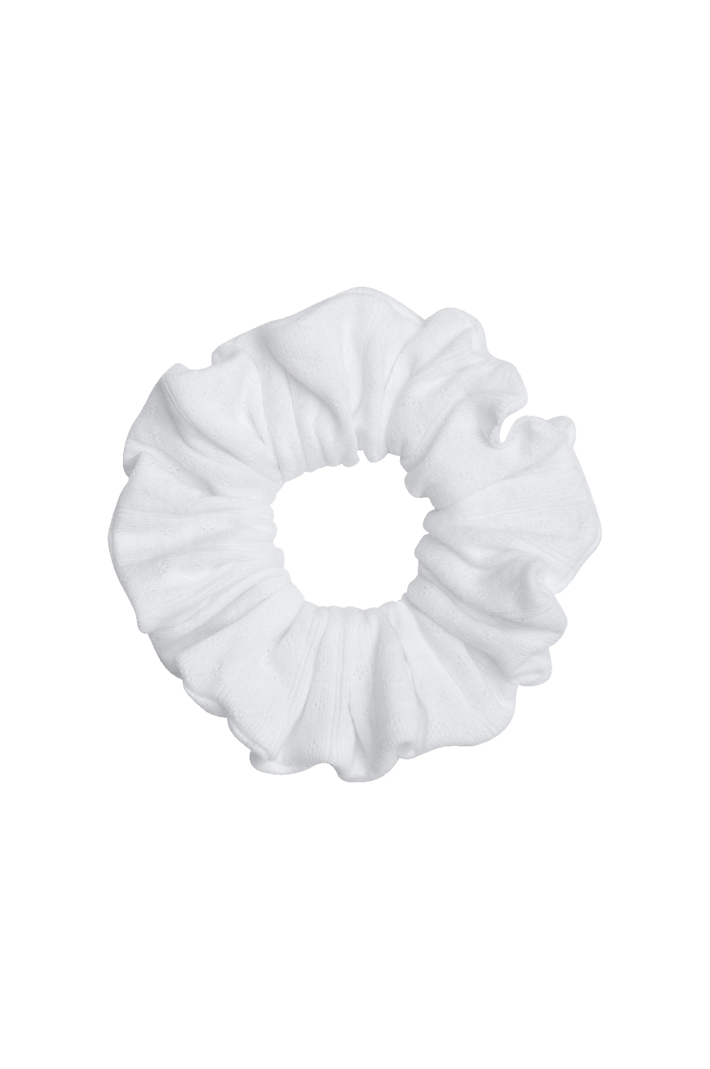 The Pointelle Scrunchie sold by DONNI.