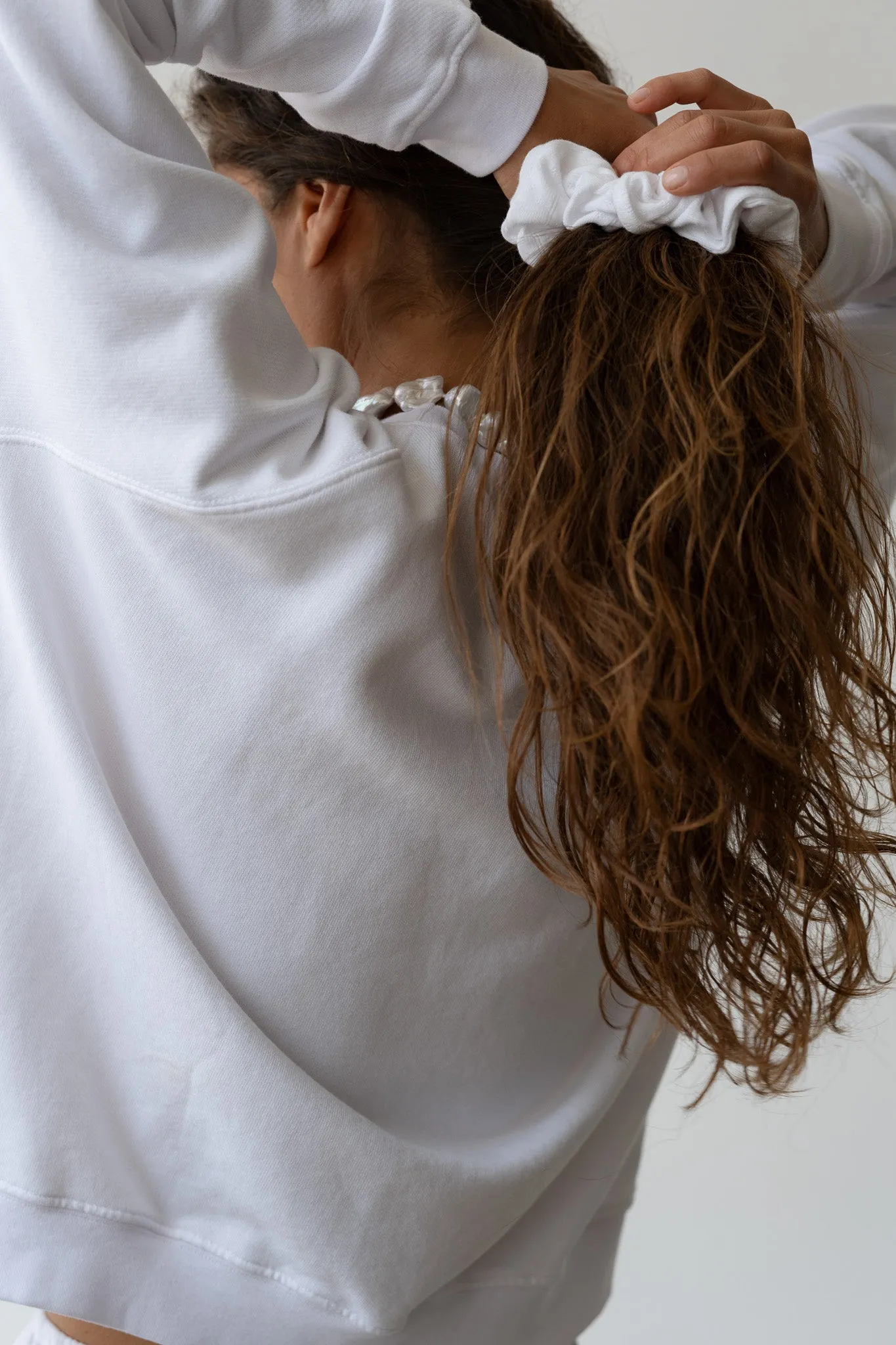 The Pointelle Scrunchie sold by DONNI. product image thumbnail 2