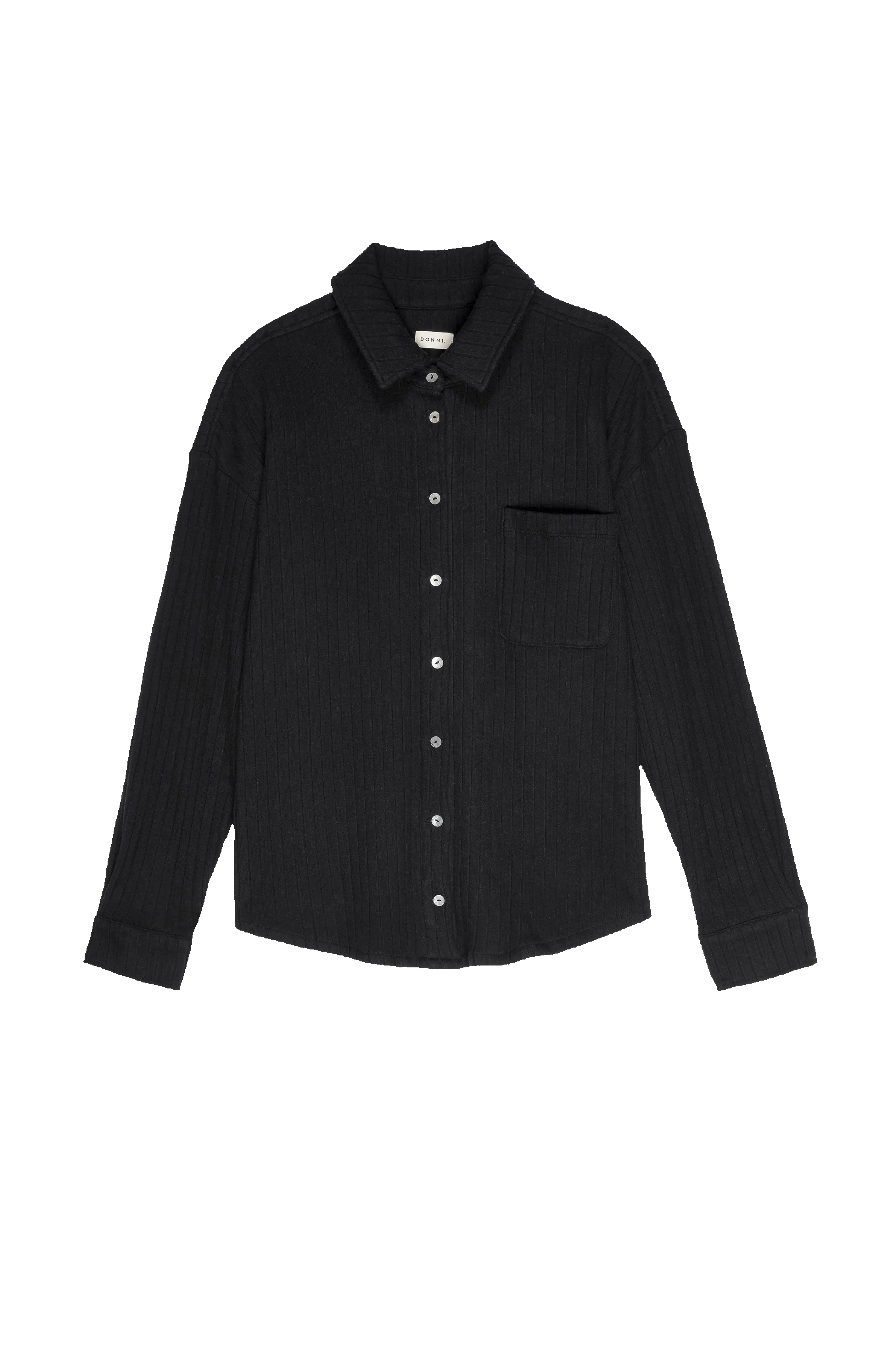 The Sweater Rib Button Down sold by DONNI. product image thumbnail 2