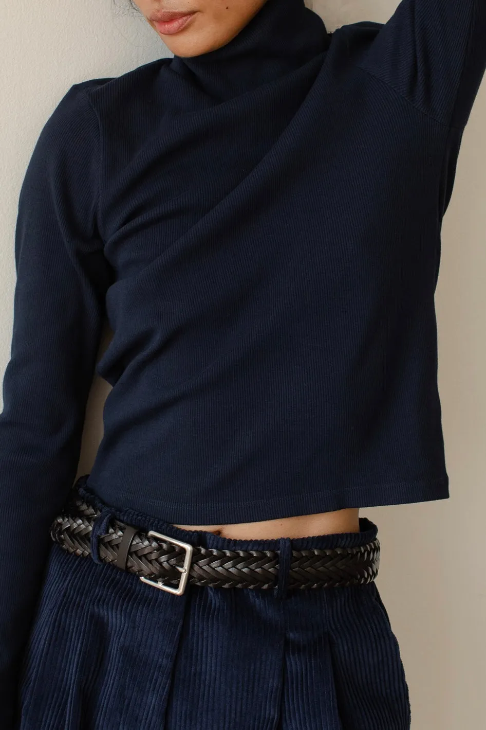 The Rib Turtleneck sold by DONNI.