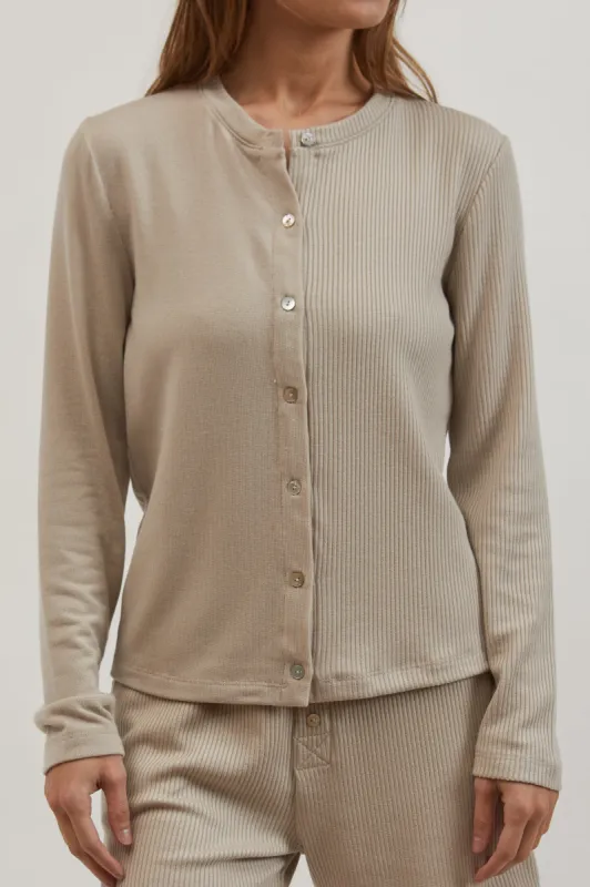 butter duo cardi made by DONNI.