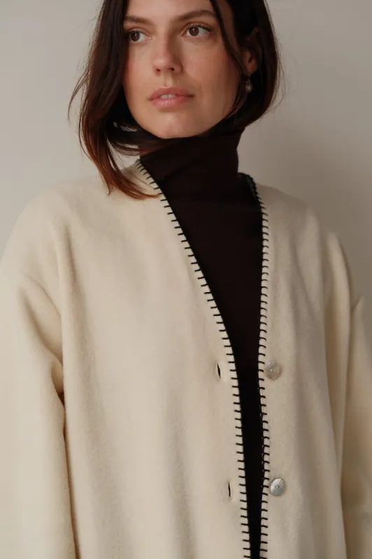 The Rib Turtleneck sold by DONNI.