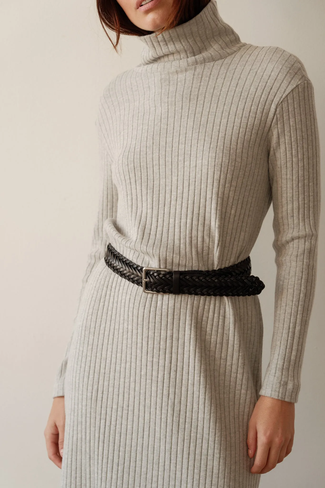 The Sweater Rib Turtleneck Dress sold by DONNI. product image thumbnail 3