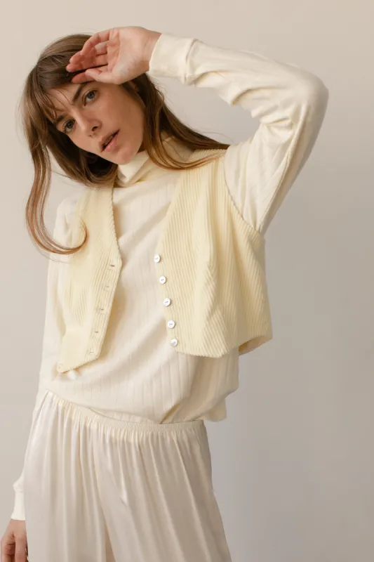The Cord Crop Vest made by DONNI.