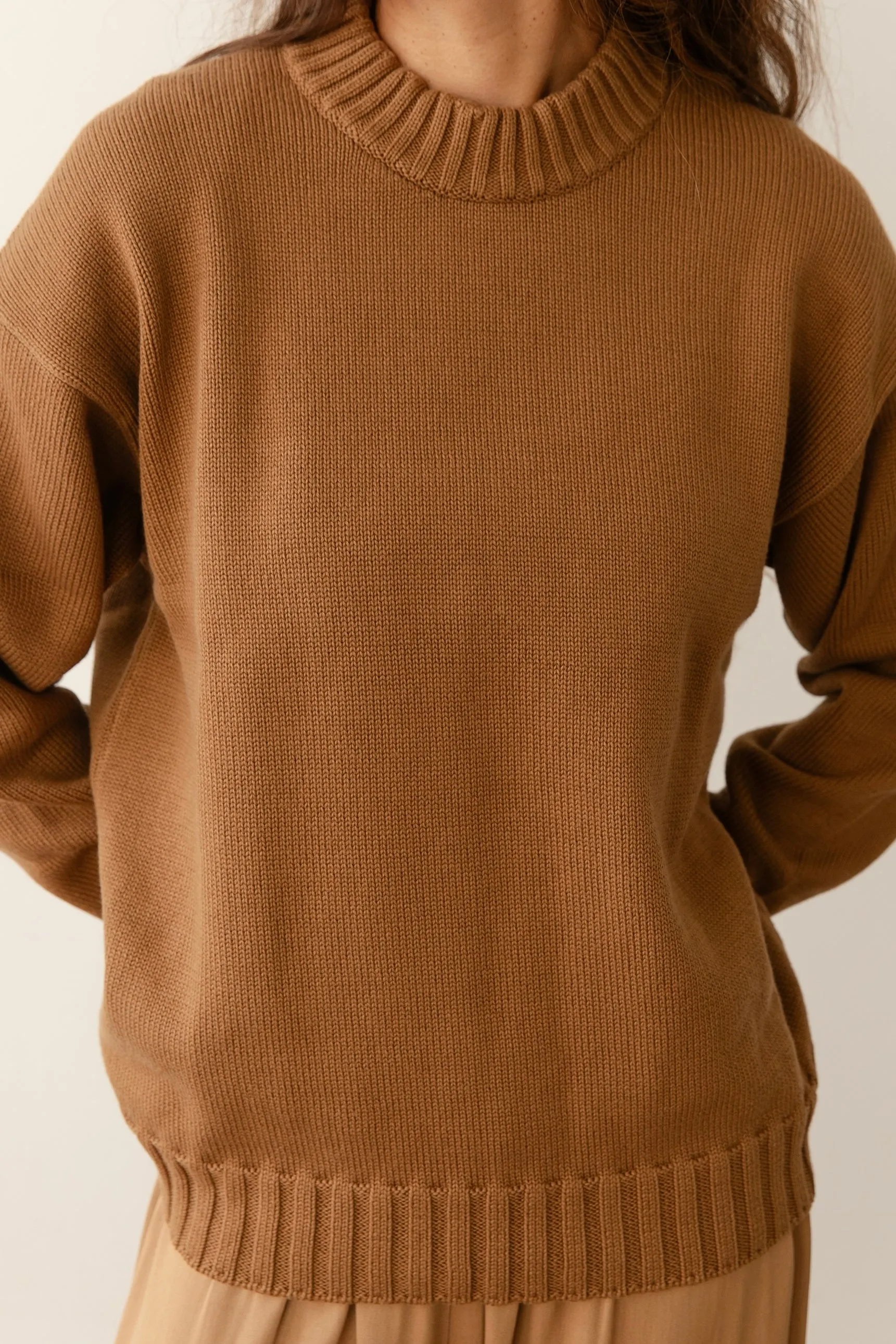 The Cotton Cashmere Crewneck Sweater sold by DONNI. product image thumbnail 2