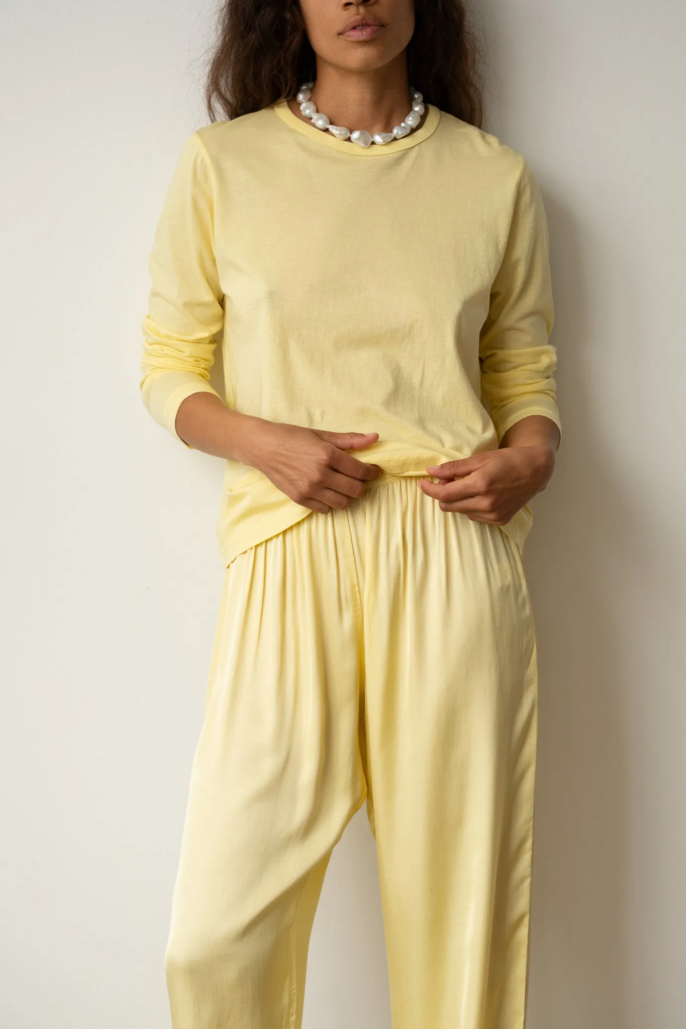 The Jersey Long Sleeve Tee sold by DONNI. product image thumbnail 4