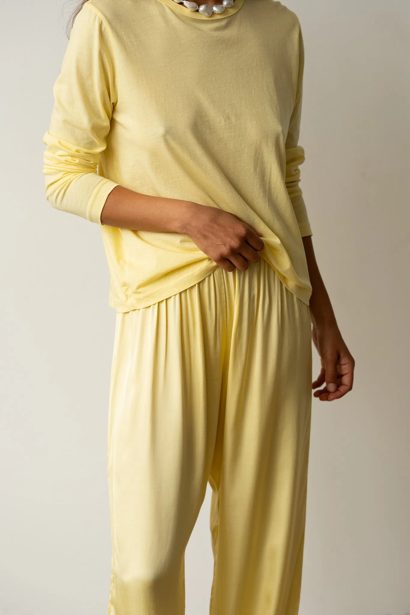 The Jersey Long Sleeve Tee sold by DONNI. product image thumbnail 3