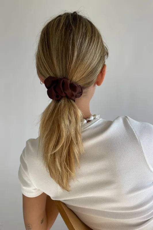 silky scrunchie sold by DONNI.