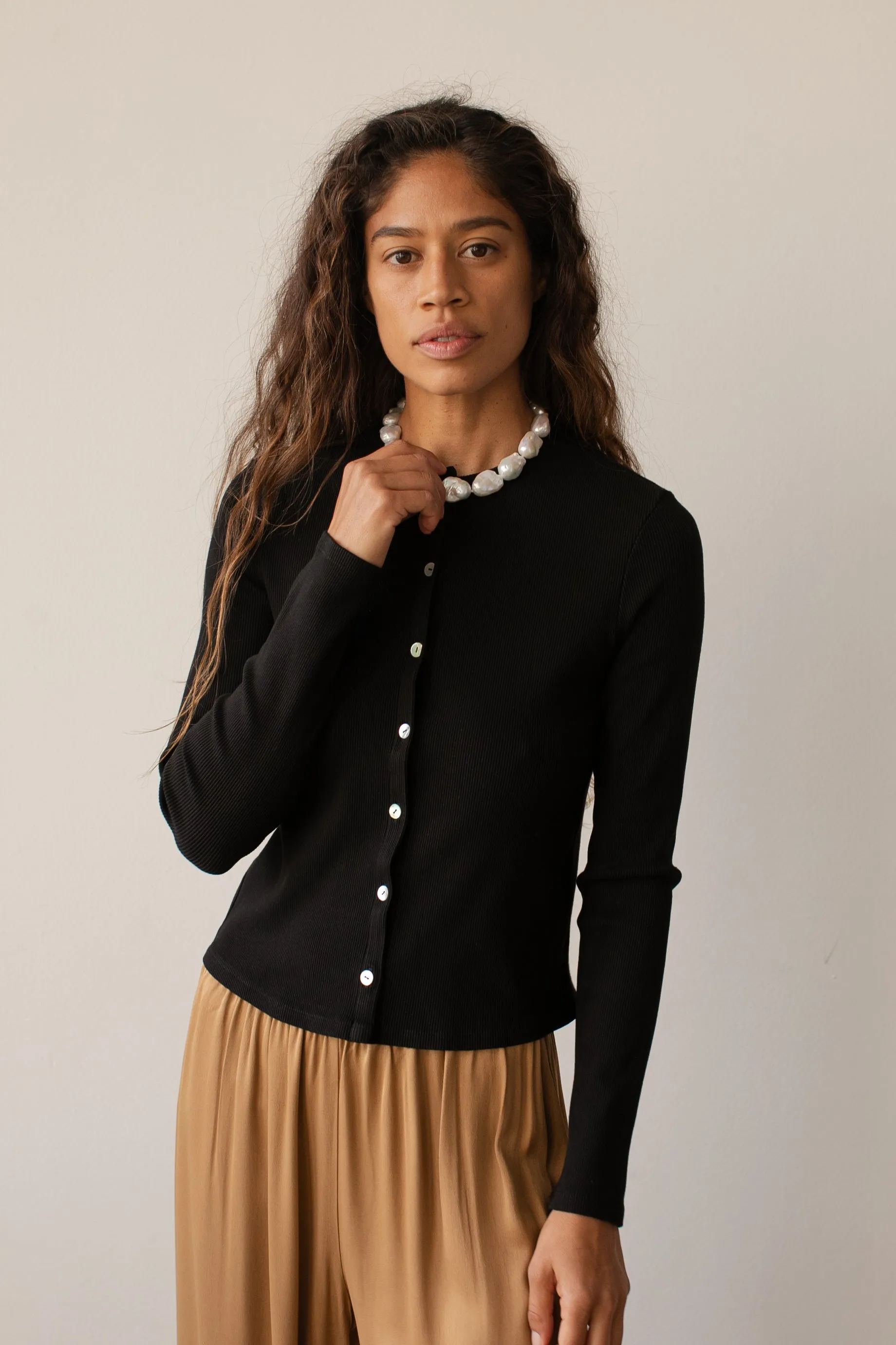 The Rib Cardi sold by DONNI. product image thumbnail 4