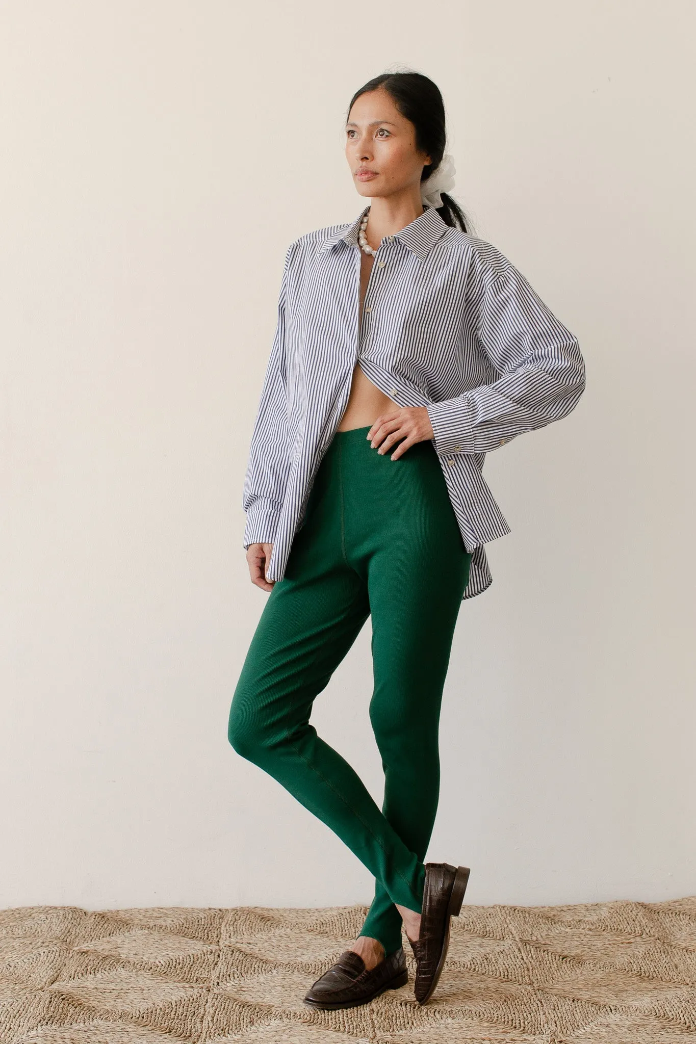 The Rib Stirrup Legging sold by DONNI. product image thumbnail 3