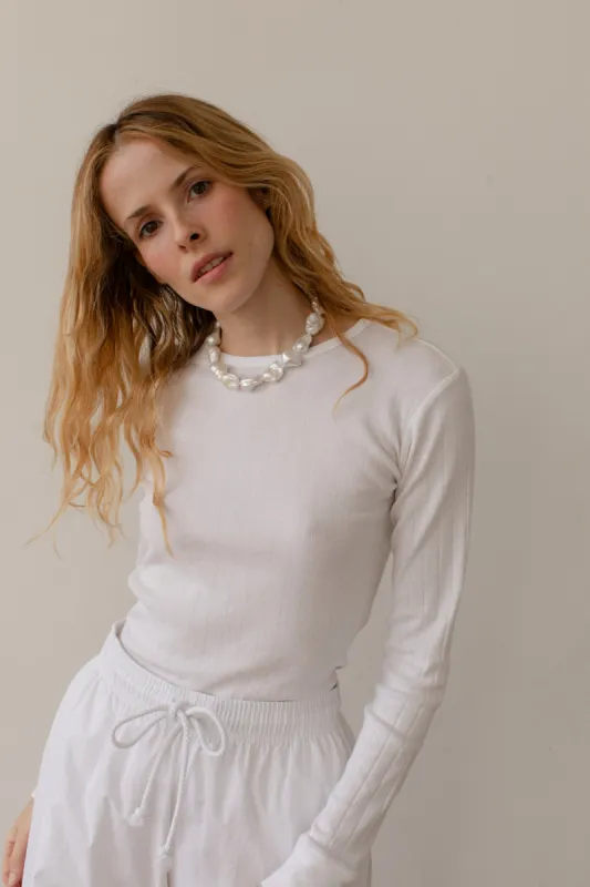 The Pointelle Long Sleeve sold by DONNI.