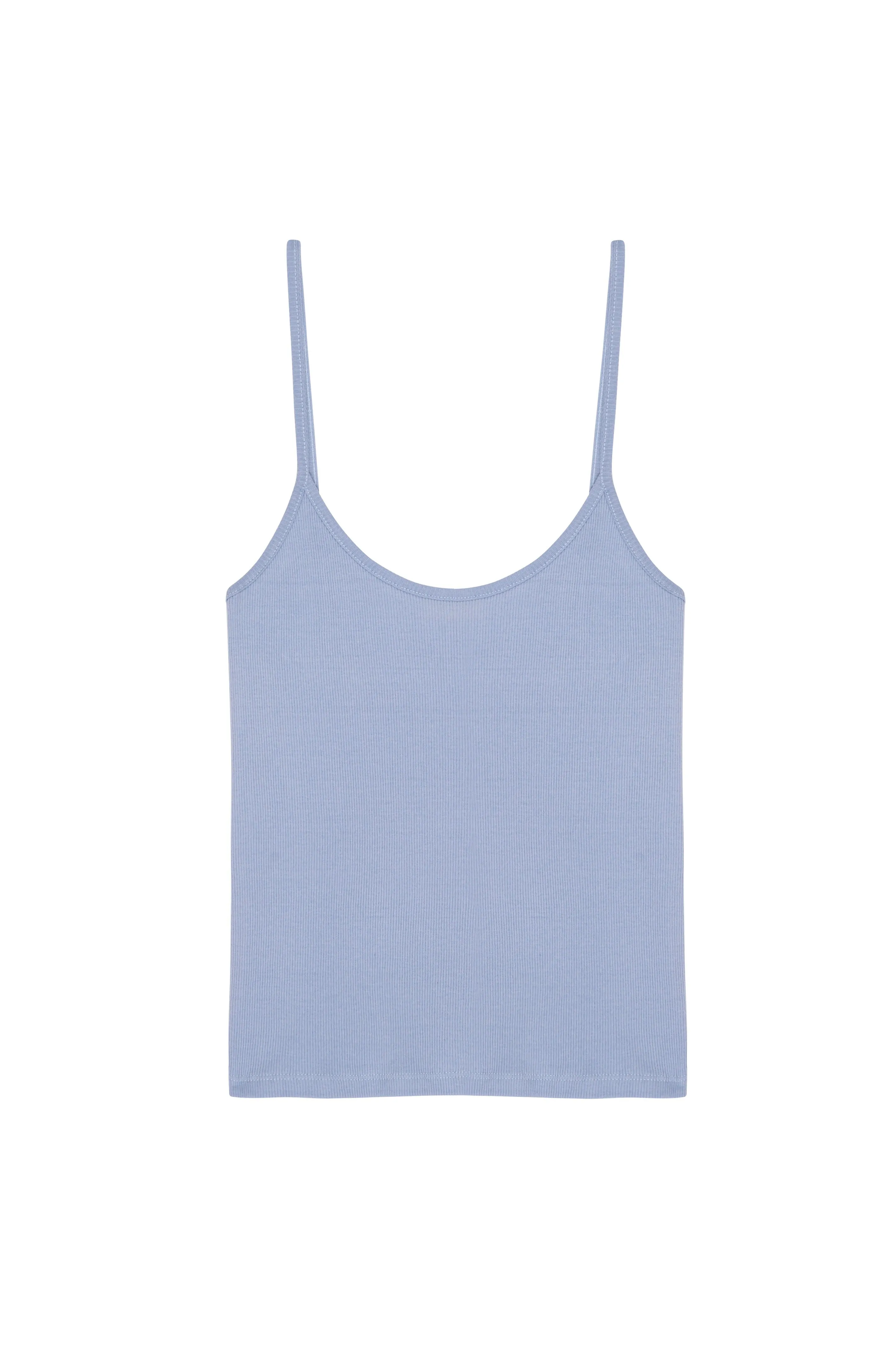 rib spaghetti tank sold by DONNI. product image thumbnail 2