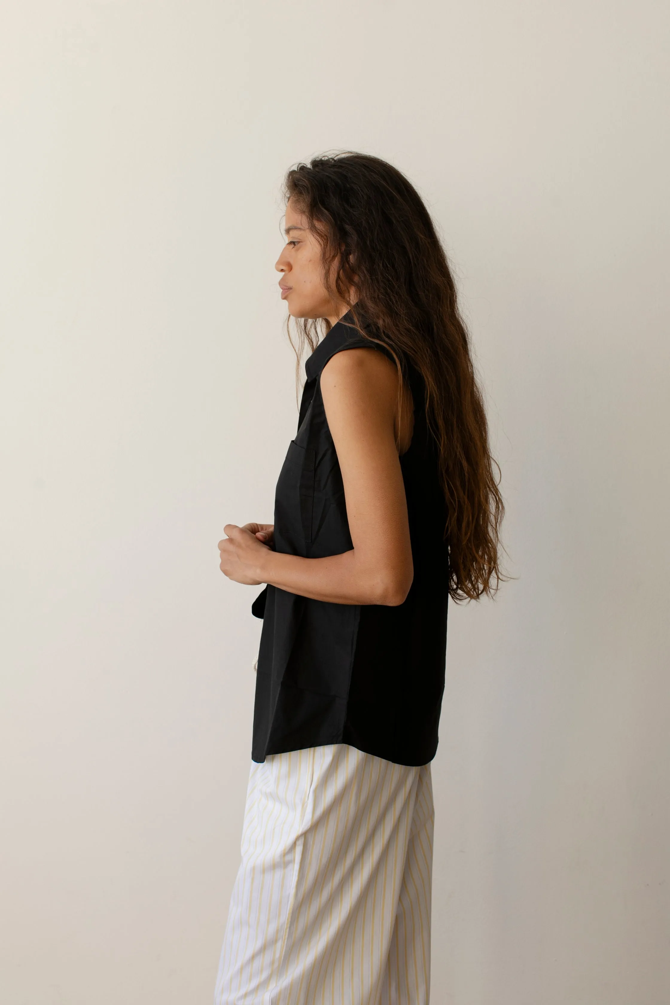 The Pop Sleeveless Shirt sold by DONNI. product image thumbnail 4