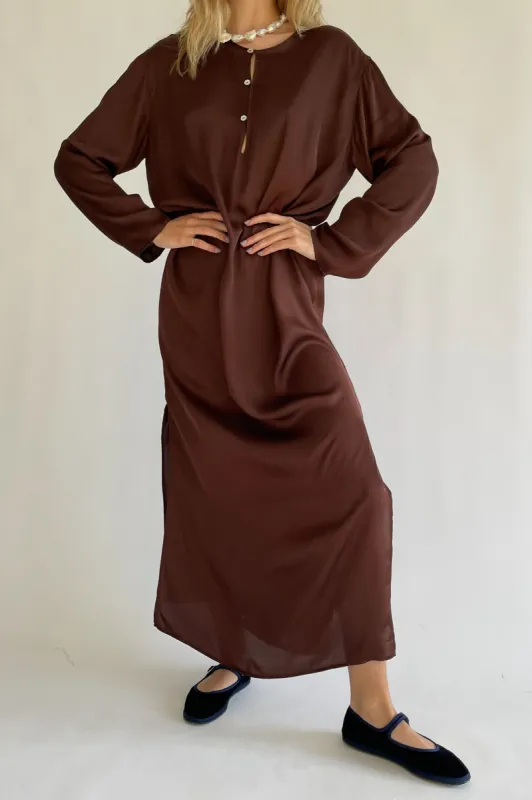 silky tunic dress sold by DONNI.