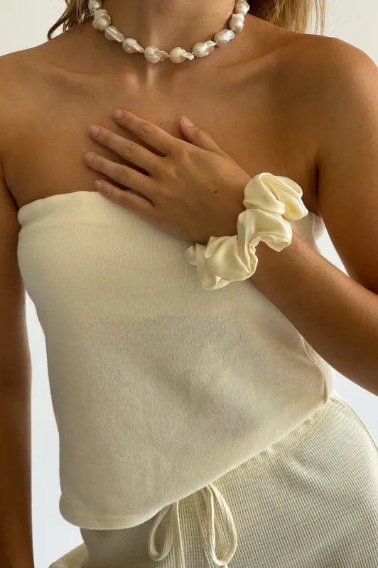 The Silk Scrunchie sold by DONNI.