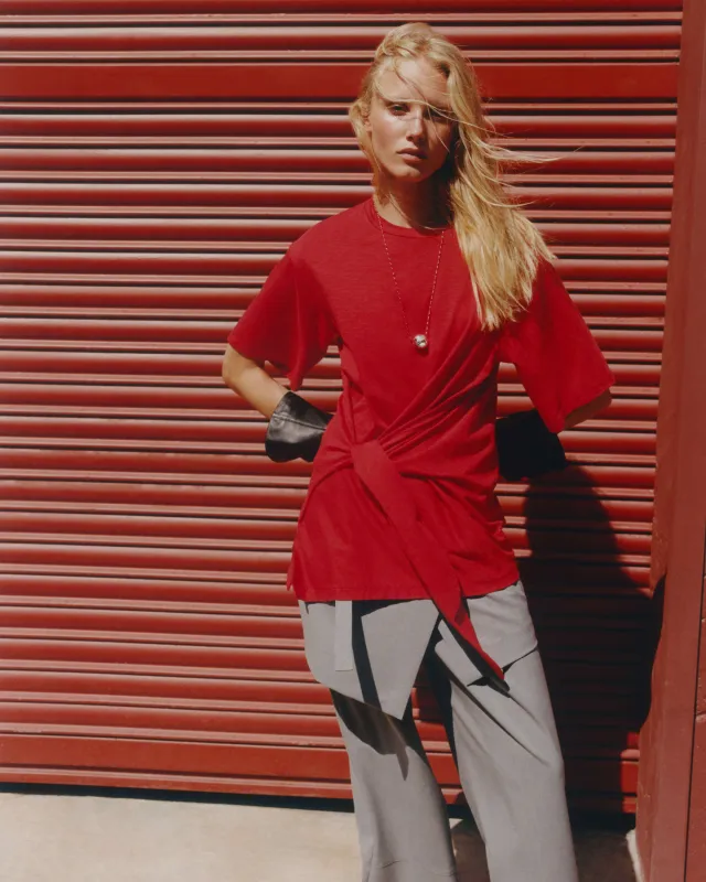 Alba T-Shirt Red sold by Rat & Boa