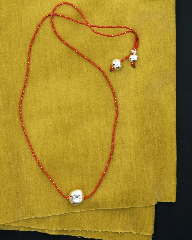 Juno Necklace Red made by Rat & Boa
