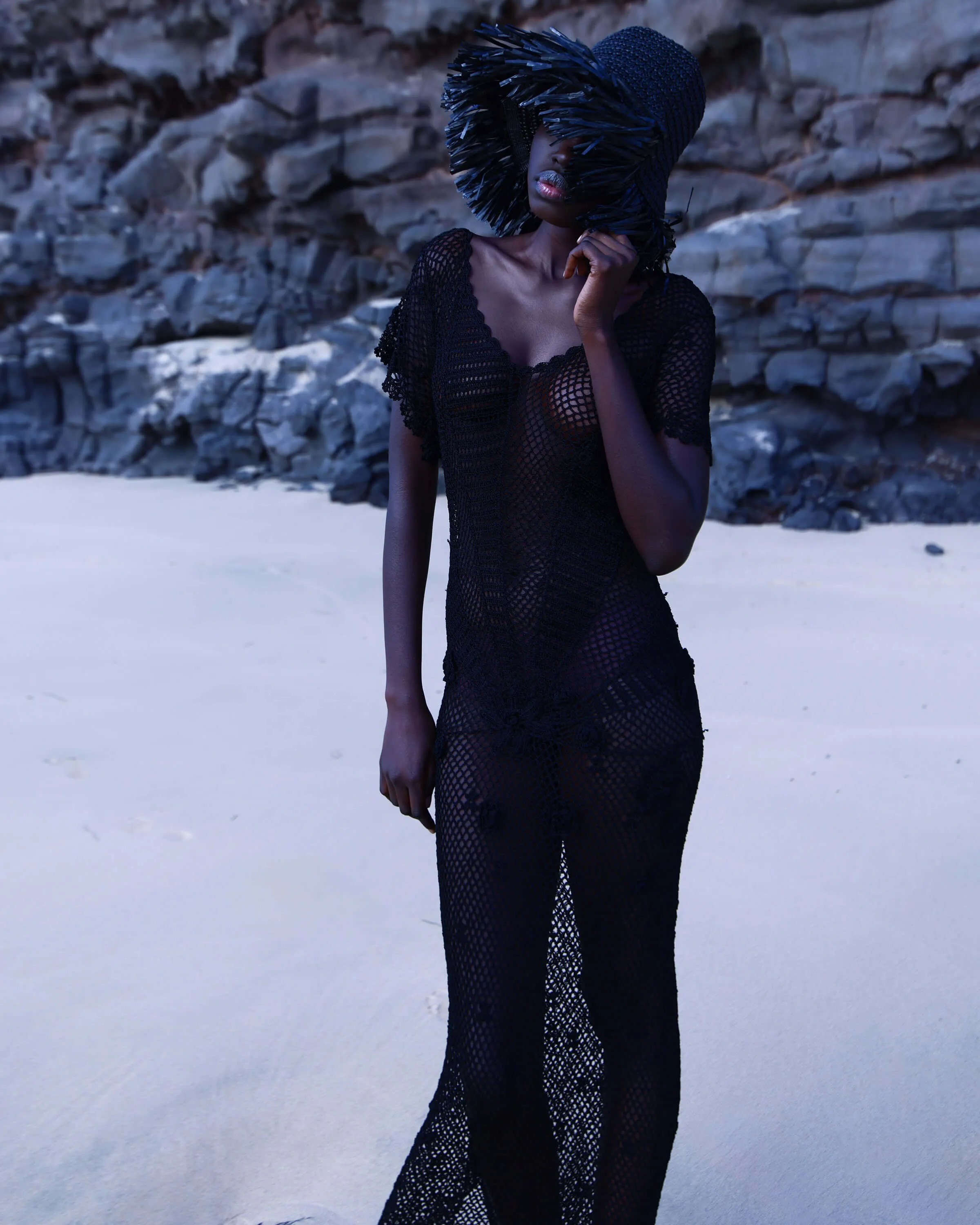 Flores Dress Black sold by Rat & Boa