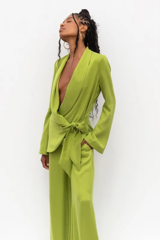 Marlowe Blazer Green sold by Rat & Boa