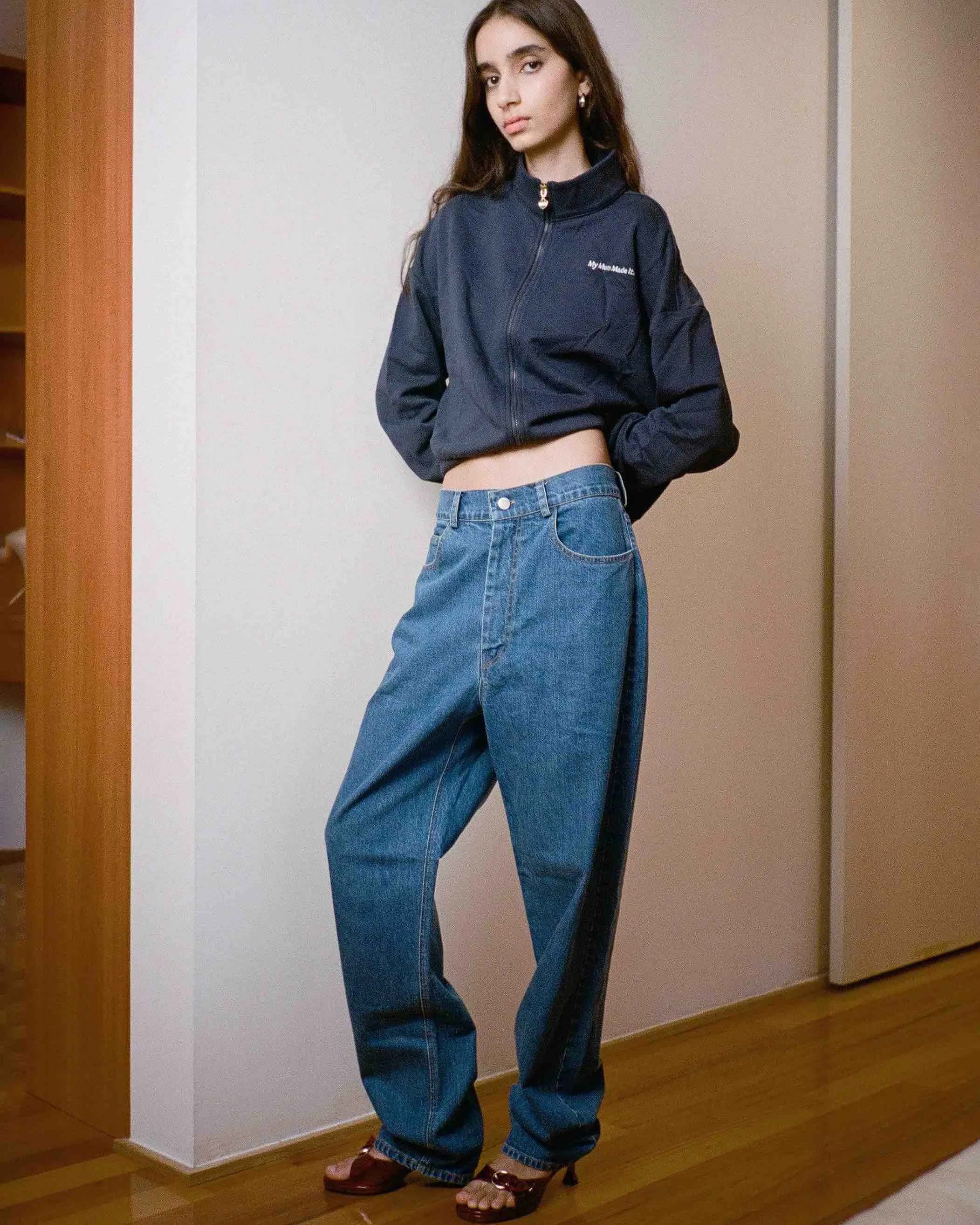 Baggy Jeans - Darkwash sold by My Mum Made It product image thumbnail 4