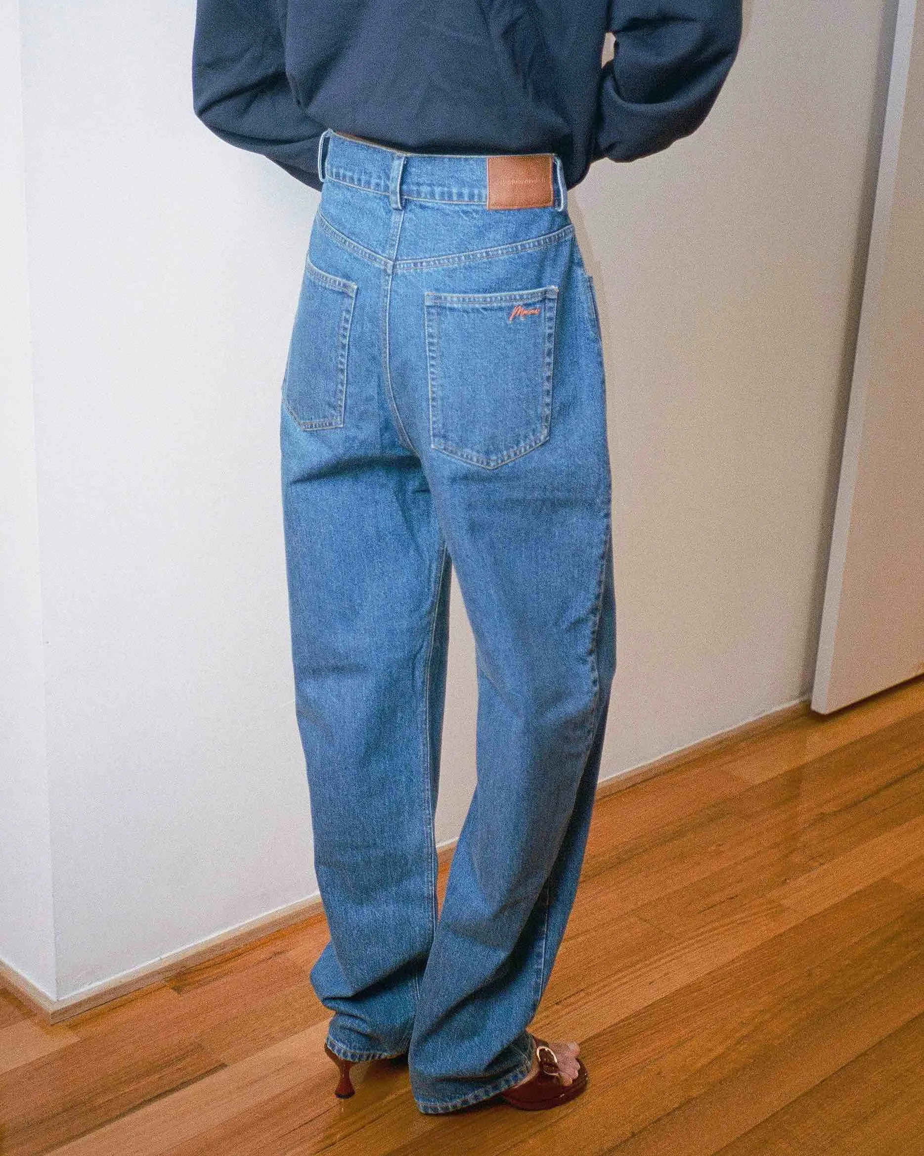 Baggy Jeans - Darkwash sold by My Mum Made It product image thumbnail 5
