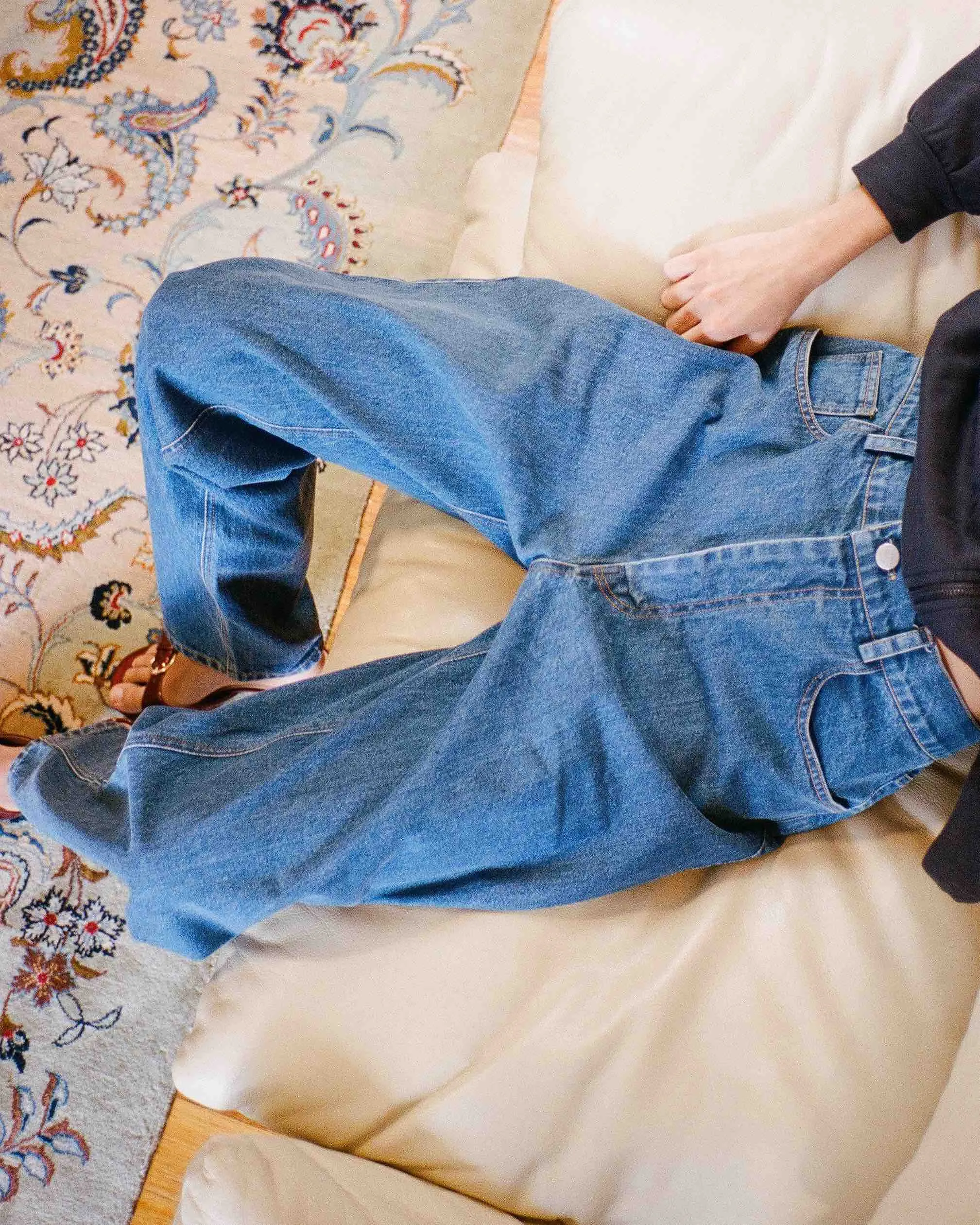 Baggy Jeans - Darkwash sold by My Mum Made It product image thumbnail 3