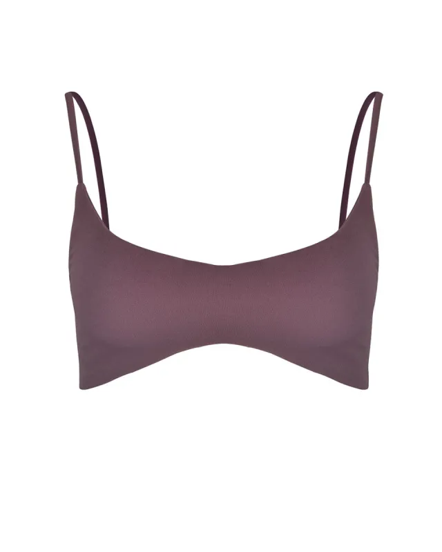 Flow Sports Bra - Chocolate Cherry sold by My Mum Made It
