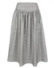 Ease Maxi Skirt - Faded Blue Flannel sold by My Mum Made It