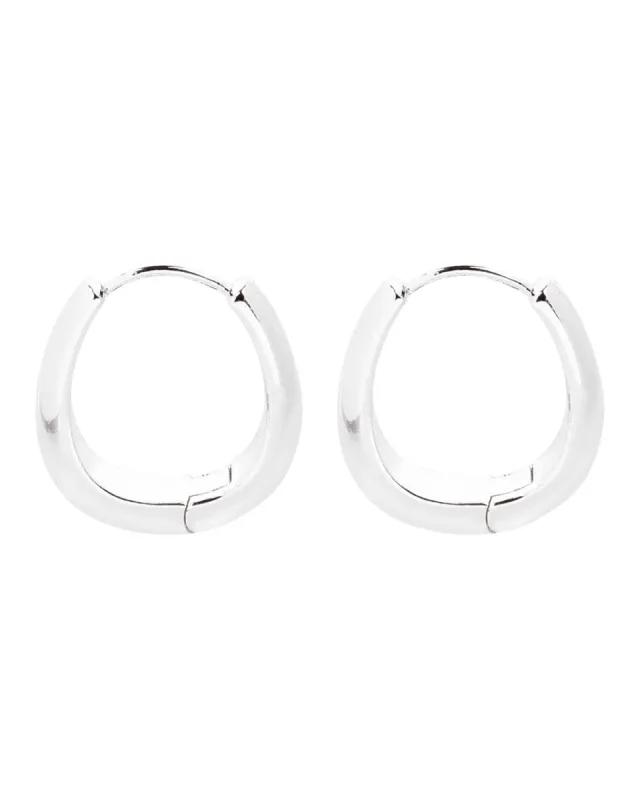 Midi Hoop Earrings - Silver sold by My Mum Made It