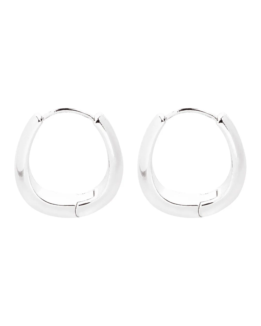 Midi Hoop Earrings - Silver sold by My Mum Made It