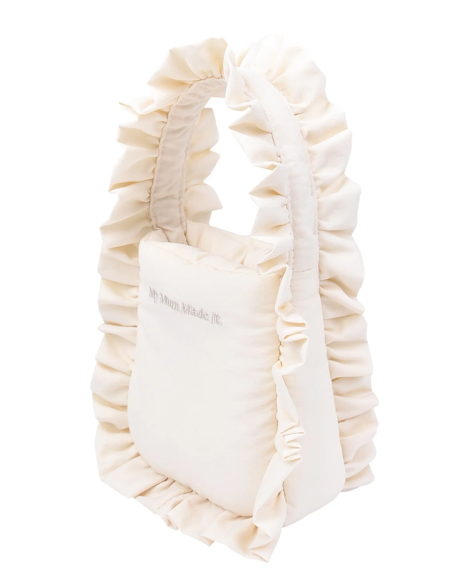 Mini Pillow Tote Keychain - Cream Frill sold by My Mum Made It product image thumbnail 3