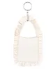 Mini Pillow Tote Keychain - Cream Frill sold by My Mum Made It