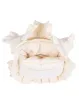 Mini Pillow Tote Keychain - Cream Frill sold by My Mum Made It