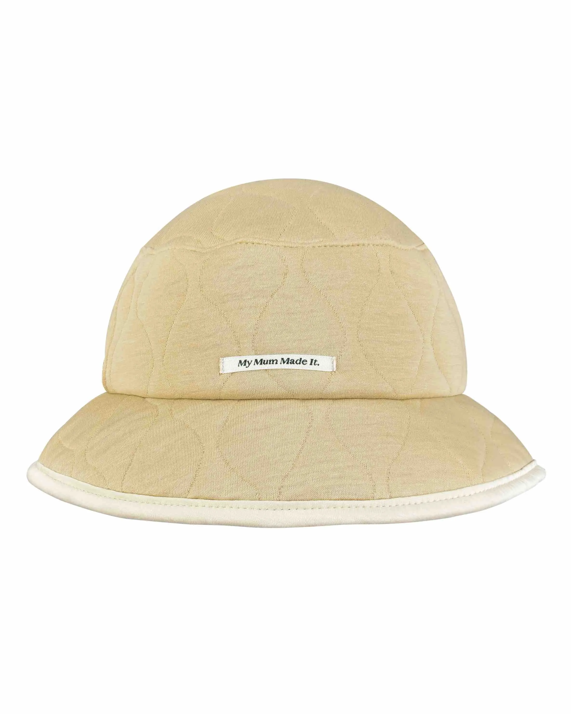 Quilted Bucket Hat - Sand sold by My Mum Made It