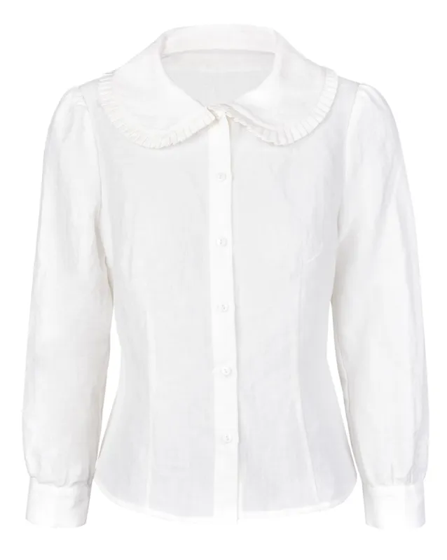 Nina Blouse - White sold by My Mum Made It